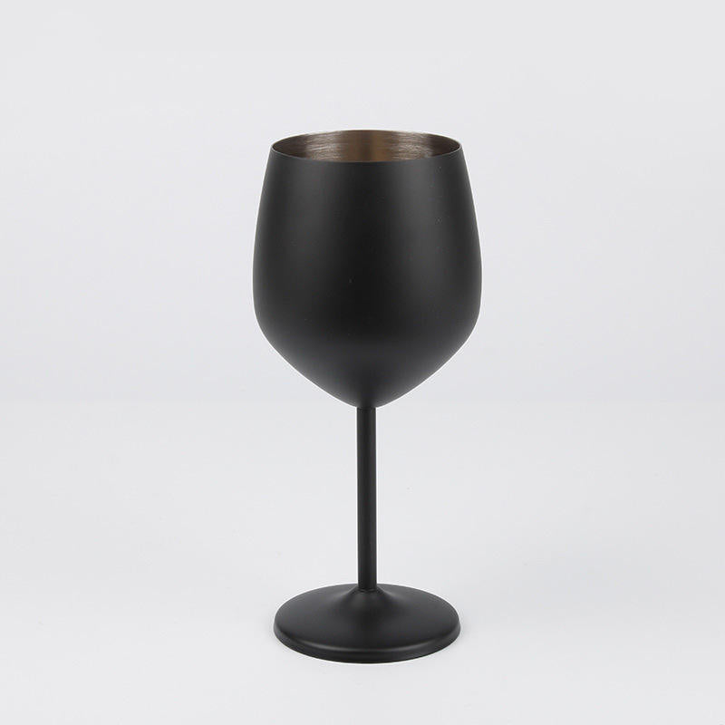 Elegant Unbreakable Stainless Steel Wine Glass - 1 Set