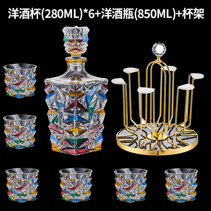 Elegant Mosaic Whiskey Glass Set