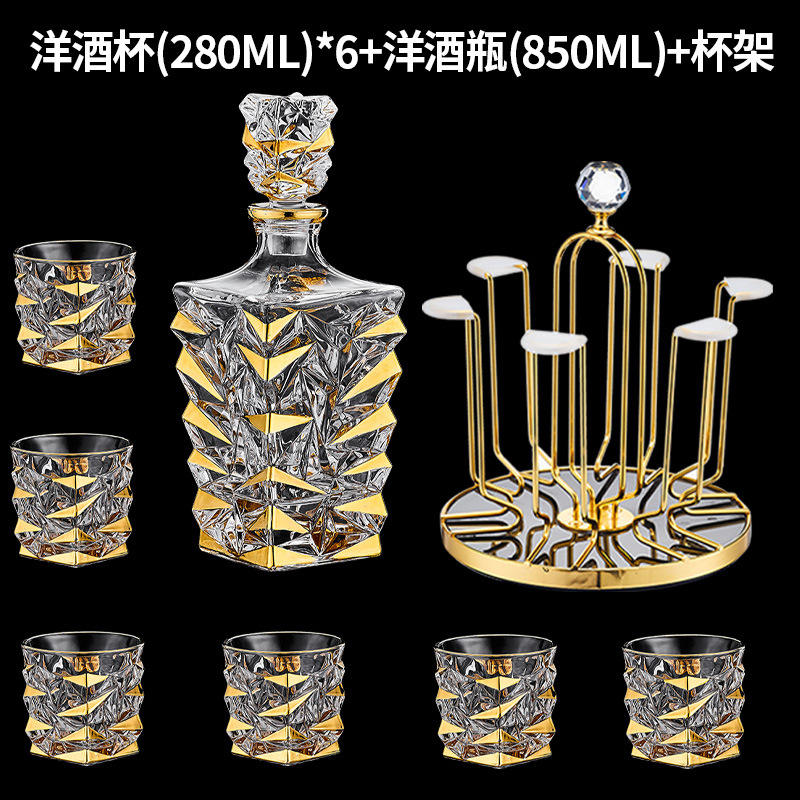 Elegant Mosaic Whiskey Glass Set