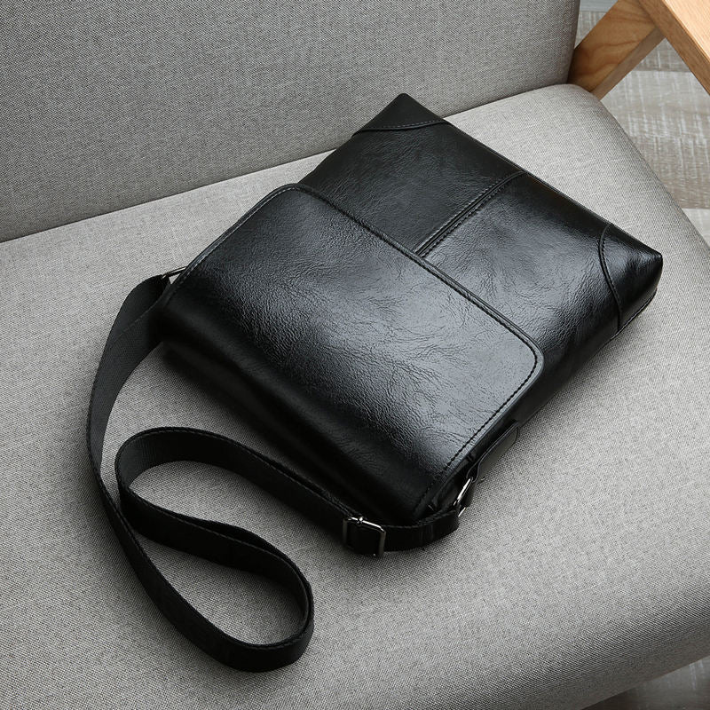 Sophisticated PU Leather Messenger Bag - Buy 1 Get 1