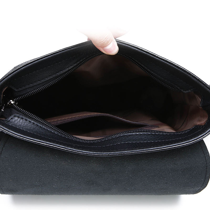 Sophisticated PU Leather Messenger Bag - Buy 1 Get 1