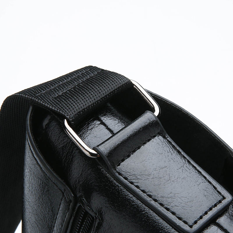 Sophisticated PU Leather Messenger Bag - Buy 1 Get 1