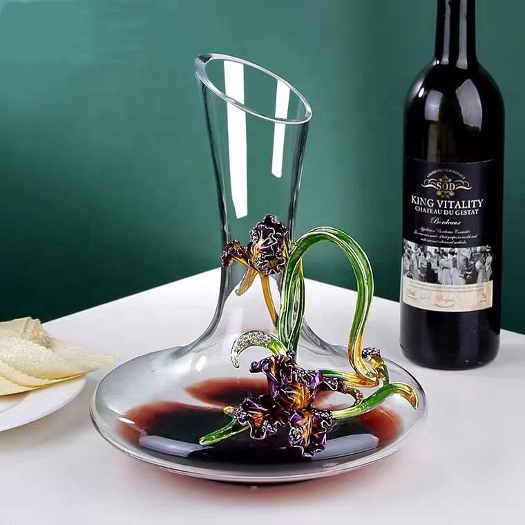Elegant Lead-Free Crystal Goblet Set