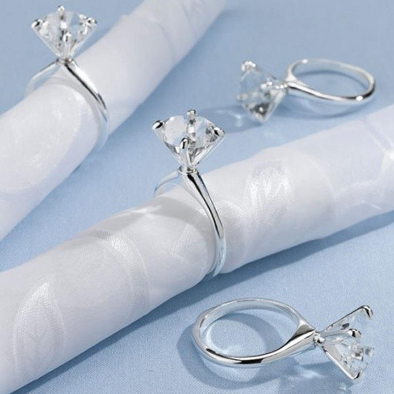 Elegant Crystal Diamond Napkin Holders - Buy 1 Get 1 Free