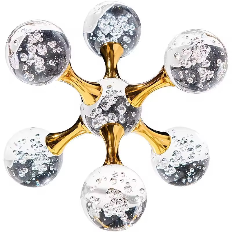 Crystal Molecular Elegance Ornaments - 2 Pieces