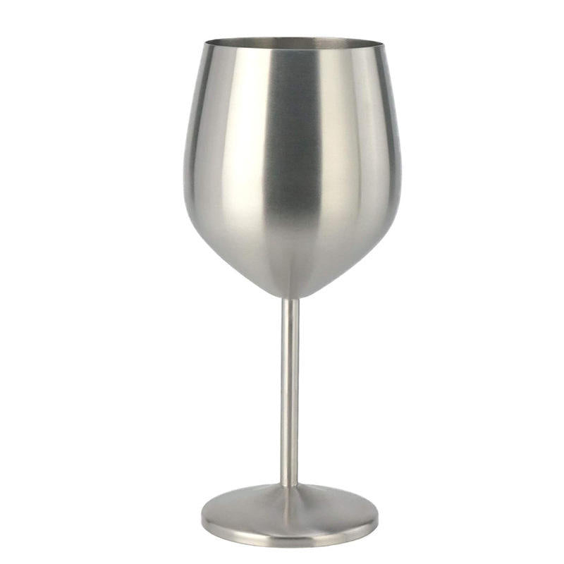 Elegant Unbreakable Stainless Steel Wine Glass - 1 Set
