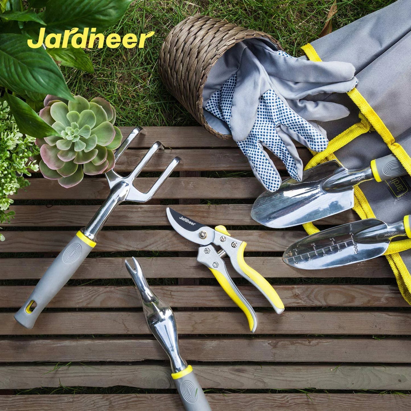 8PCS Heavy Duty Garden Tool Set for Home & Yard