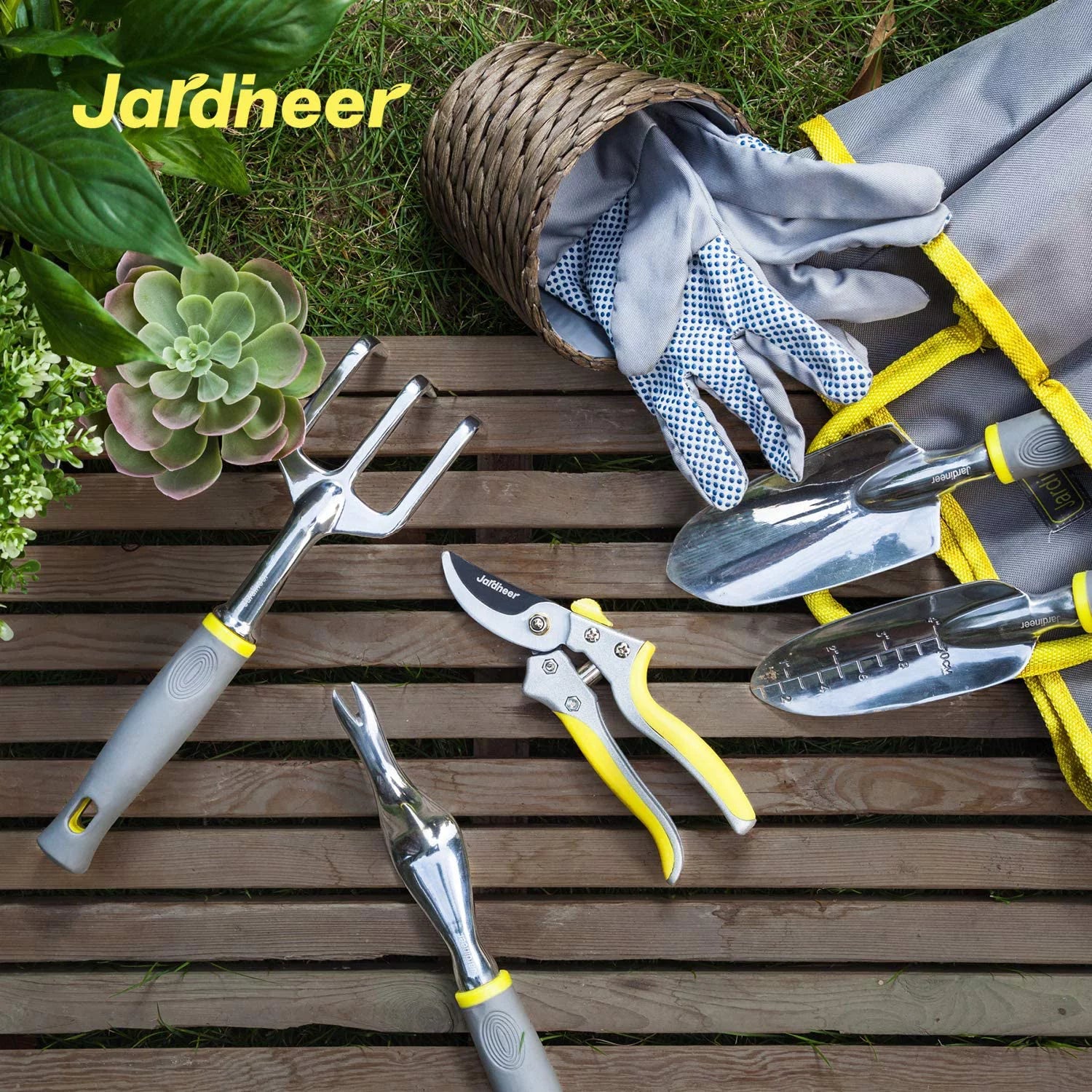8PCS Heavy Duty Garden Tool Set for Home & Yard