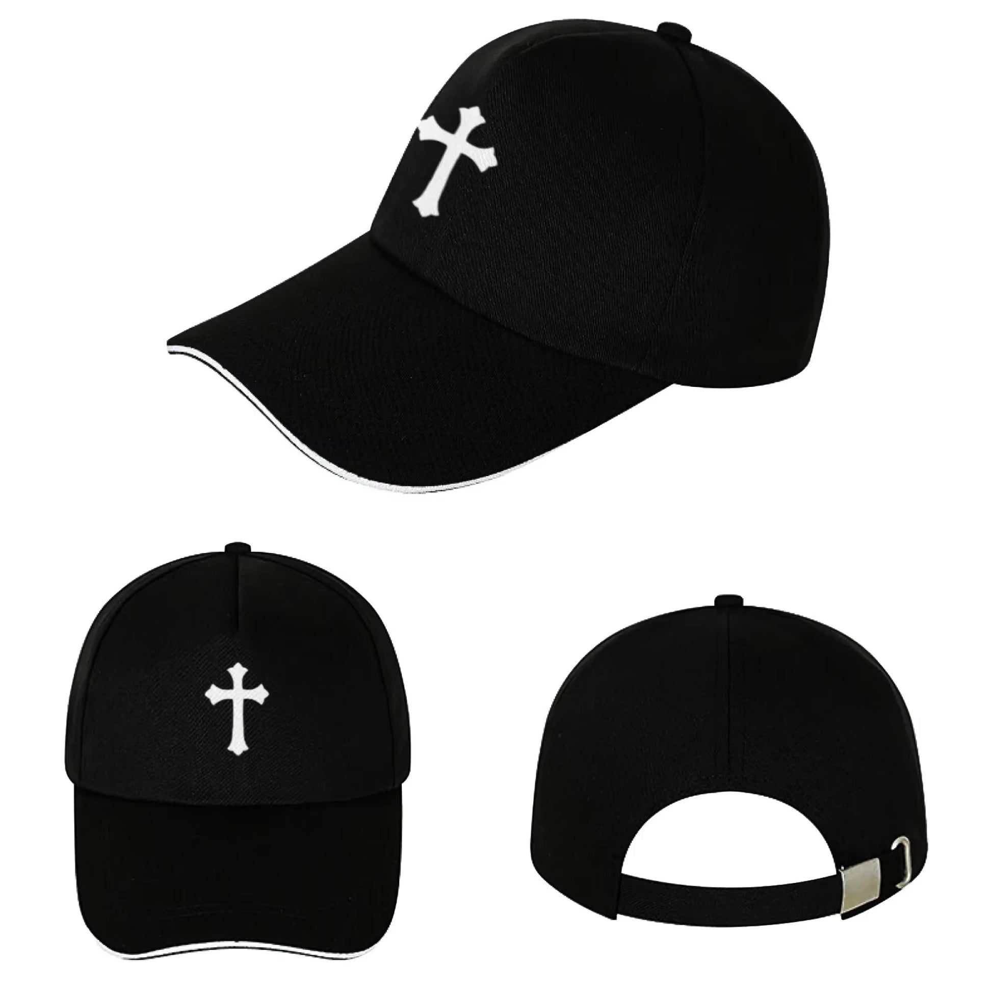 Retro Art Cross Casual Sun Hat - Unisex Retro Cross Outdoor Cap - Retro Cross Print Unisex Baseball Cap