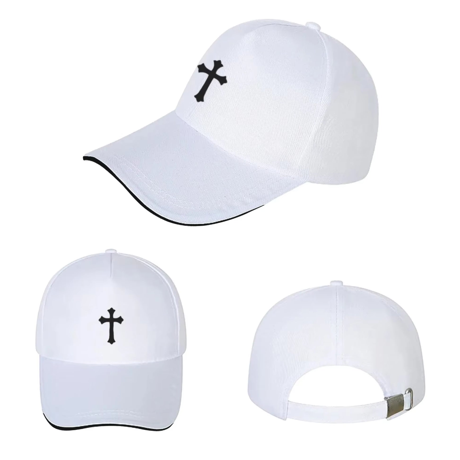 Retro Art Cross Casual Sun Hat - Unisex Retro Cross Outdoor Cap - Retro Cross Print Unisex Baseball Cap