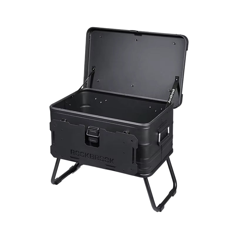 Foldable Black Aluminum Portable Multifunctional Outdoor Camping Table