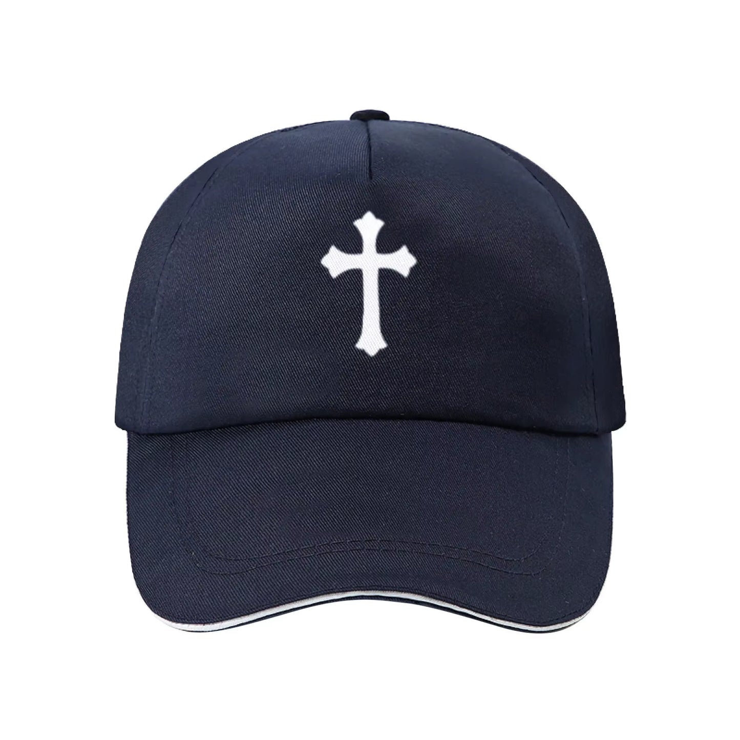 Retro Art Cross Casual Sun Hat - Unisex Retro Cross Outdoor Cap - Retro Cross Print Unisex Baseball Cap