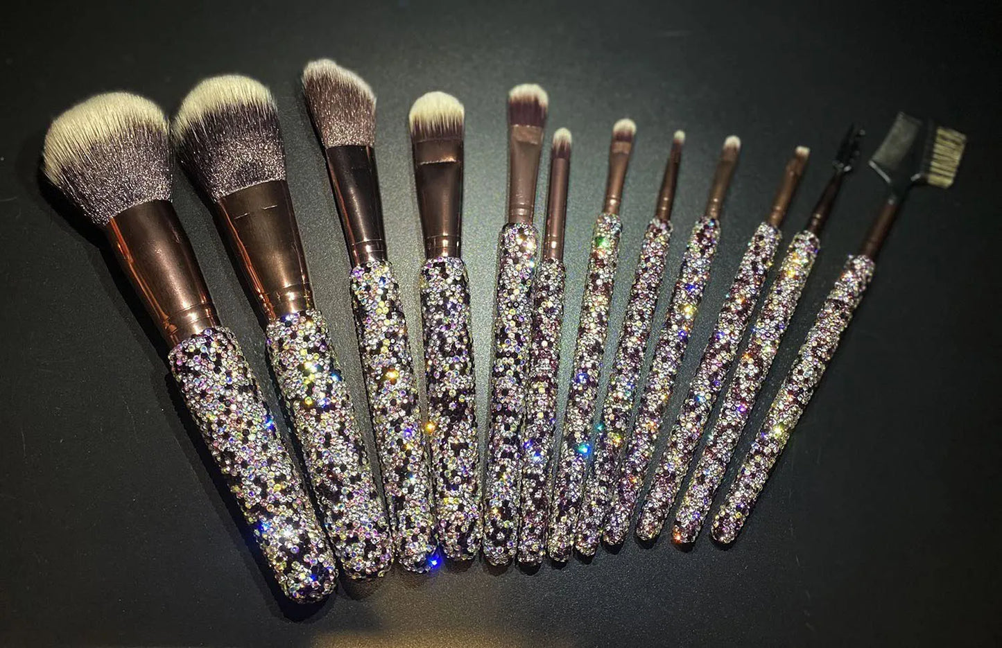 Professional Makeup Brush Set Rhinestone Makeup Brushes Rhinestone Makeup Brush Set