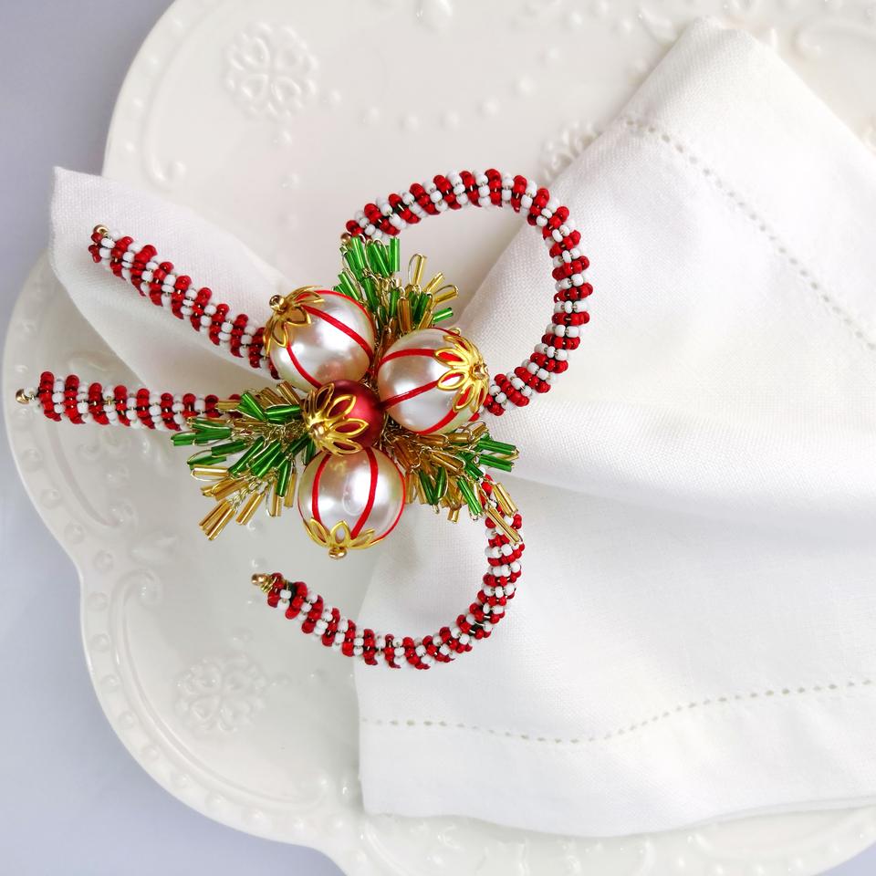 Festive Elegance Napkin Ring