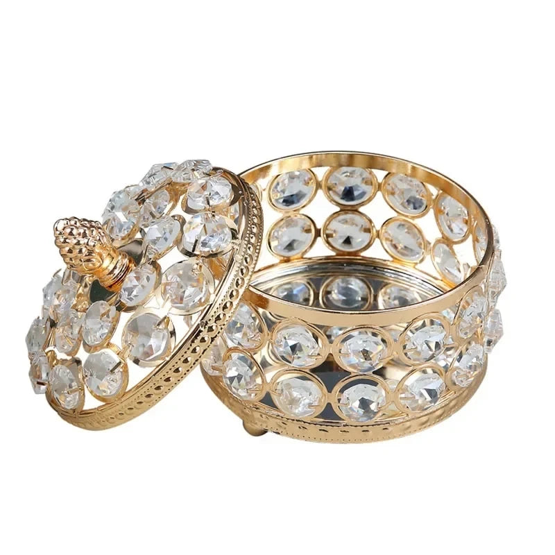 Jewelry Box Beads Treasure Case Creative Shining Jewelry Ring High-End Gift Princess Exquisite Storage Box