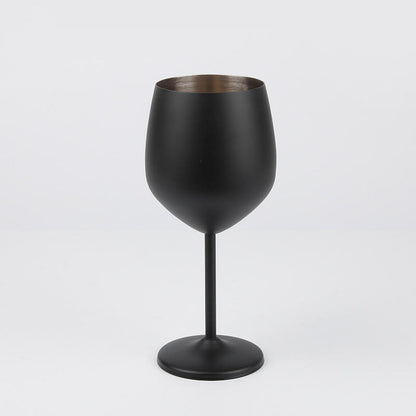 Elegant Unbreakable Stainless Steel Wine Glass - 1 Set