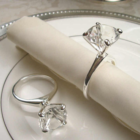 Elegant Crystal Diamond Napkin Holders - Buy 1 Get 1 Free