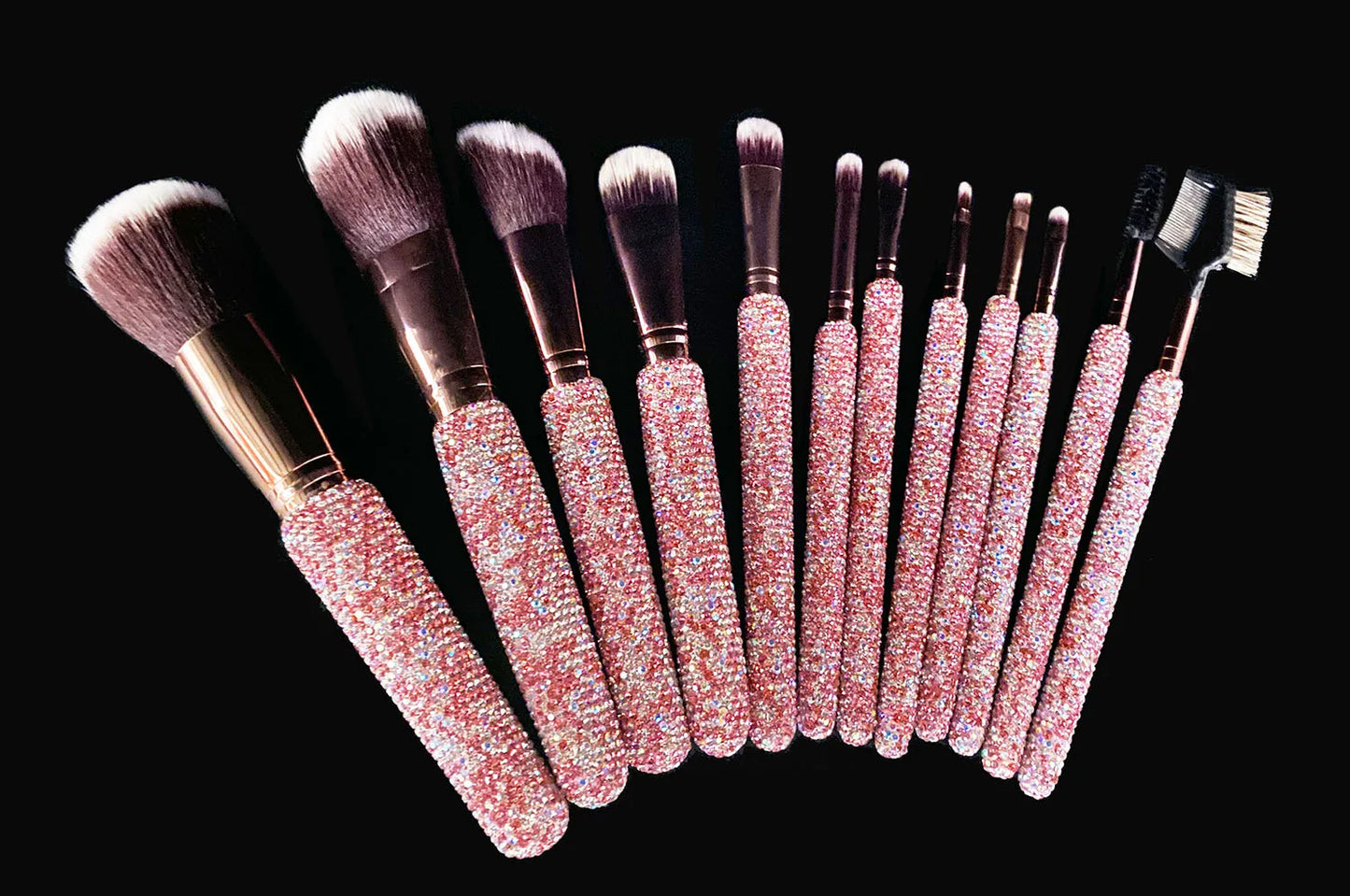 Professional Makeup Brush Set Rhinestone Makeup Brushes Rhinestone Makeup Brush Set