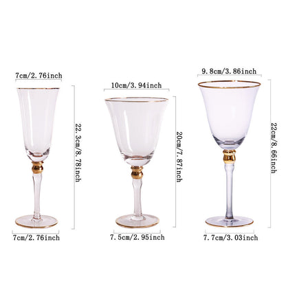 Elegant Handcrafted Crystal Champagne Flute