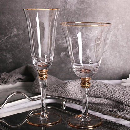 Elegant Handcrafted Crystal Champagne Flute