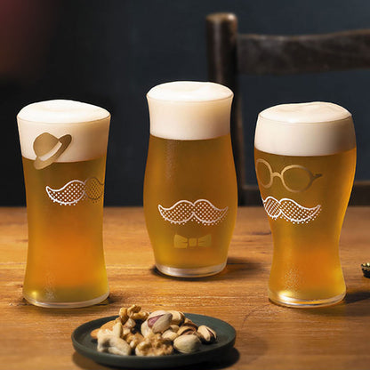 Premium Pilsner Beer Glasses - Set of 2