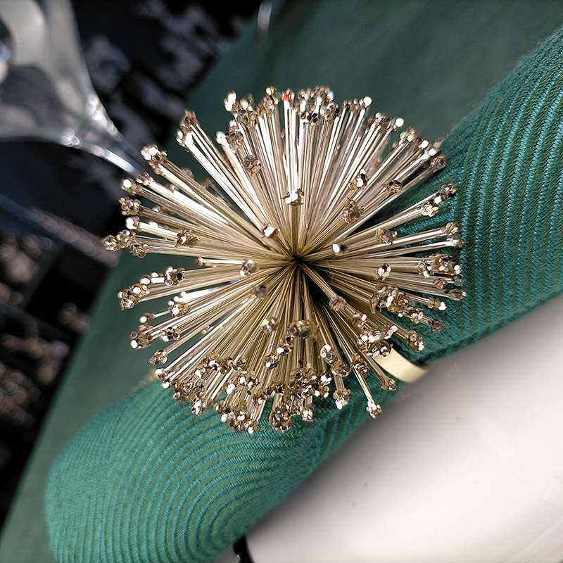 Elegant Gold Plated Napkin Holder