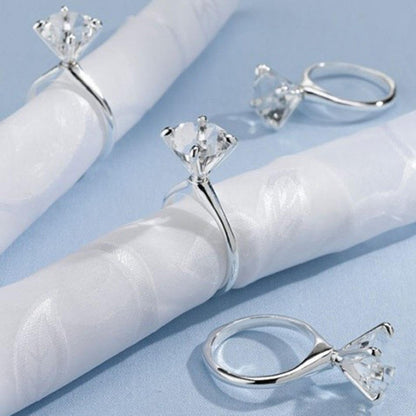 Elegant Crystal Diamond Napkin Holders - Buy 1 Get 1 Free