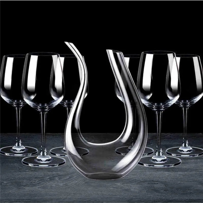 Crystal Wine & Whiskey Decanter Set