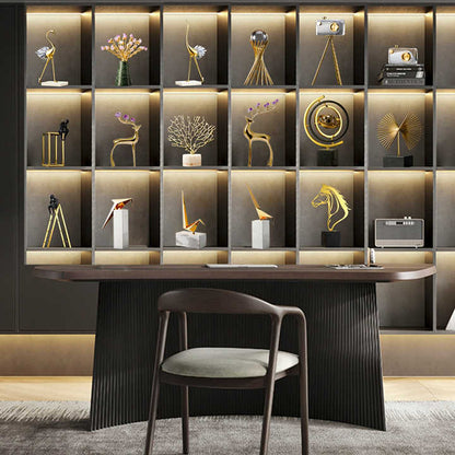 Elegant Brass Desk Accessories 5 Pices