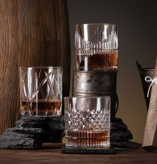 Elegant Engraved Whiskey Tumblers - Buy 1 Get 1