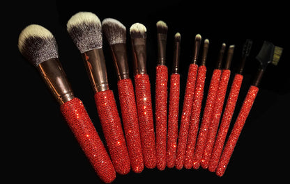 Professional Makeup Brush Set Rhinestone Makeup Brushes Rhinestone Makeup Brush Set