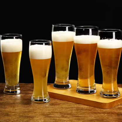 Premium Pilsner Beer Glasses - Set of 2