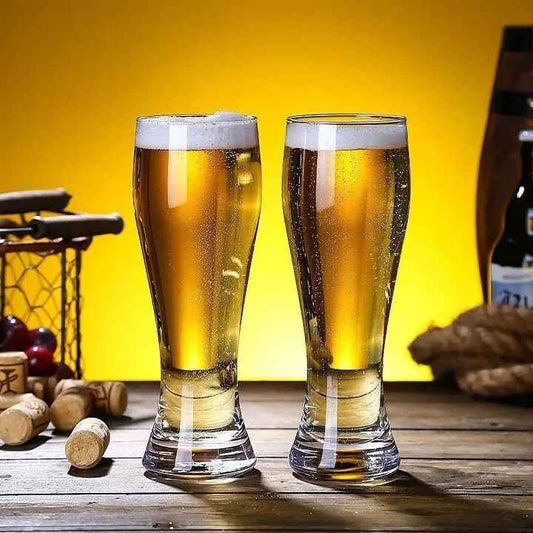 Premium Pilsner Beer Glasses - Set of 2