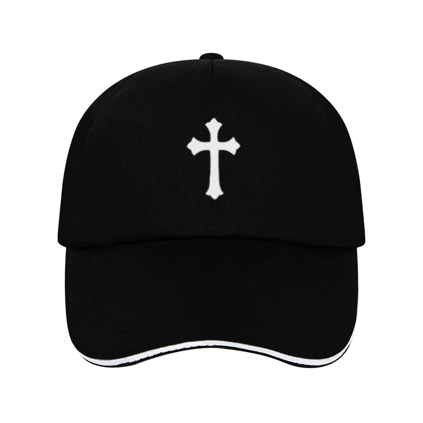 Retro Art Cross Casual Sun Hat - Unisex Retro Cross Outdoor Cap - Retro Cross Print Unisex Baseball Cap