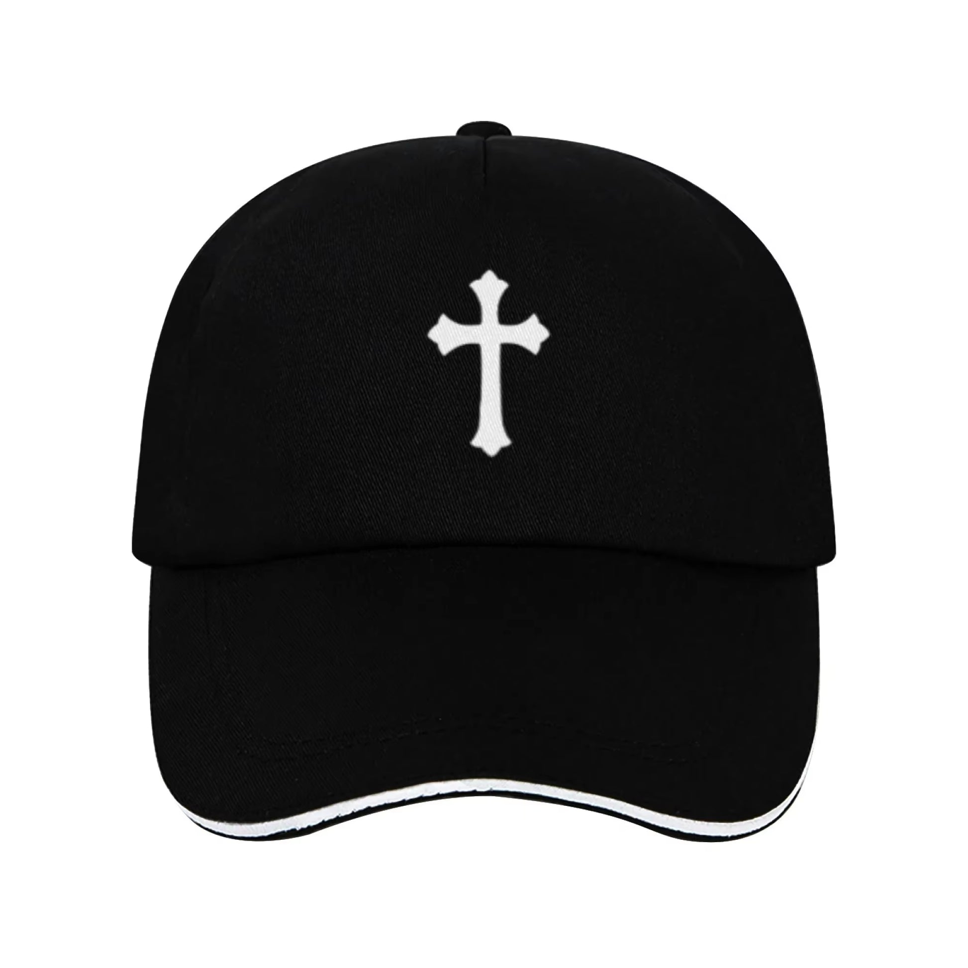 Retro Art Cross Casual Sun Hat - Unisex Retro Cross Outdoor Cap - Retro Cross Print Unisex Baseball Cap