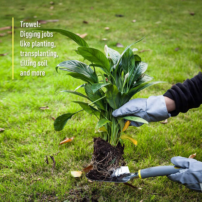 8PCS Heavy Duty Garden Tool Set for Home & Yard