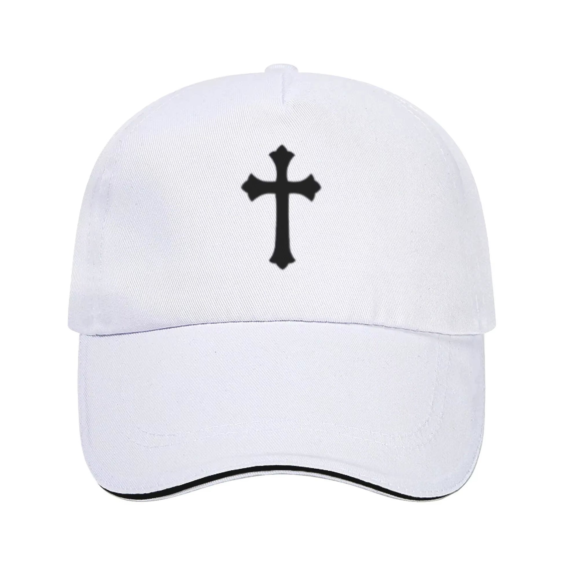 Retro Art Cross Casual Sun Hat - Unisex Retro Cross Outdoor Cap - Retro Cross Print Unisex Baseball Cap