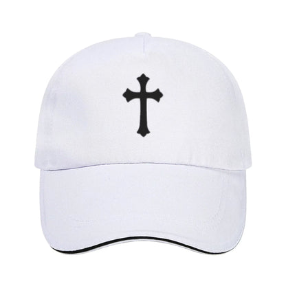 Retro Art Cross Casual Sun Hat - Unisex Retro Cross Outdoor Cap - Retro Cross Print Unisex Baseball Cap