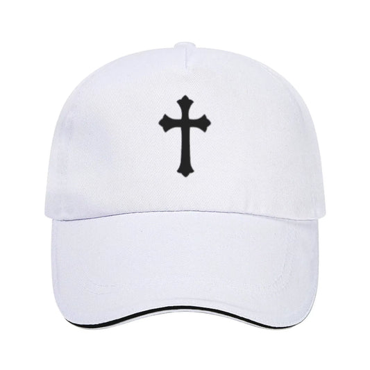 Retro Art Cross Casual Sun Hat - Unisex Retro Cross Outdoor Cap - Retro Cross Print Unisex Baseball Cap