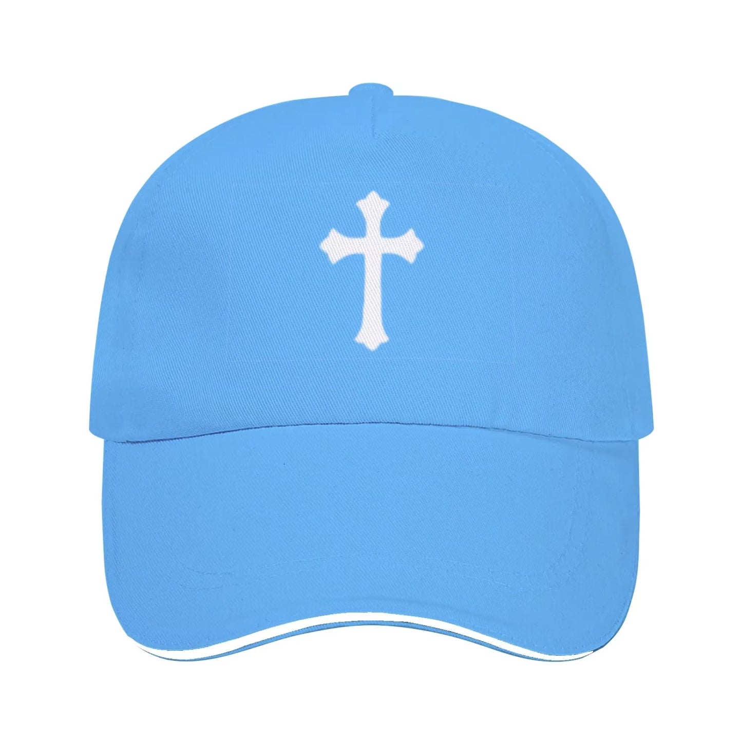 Retro Art Cross Casual Sun Hat - Unisex Retro Cross Outdoor Cap - Retro Cross Print Unisex Baseball Cap