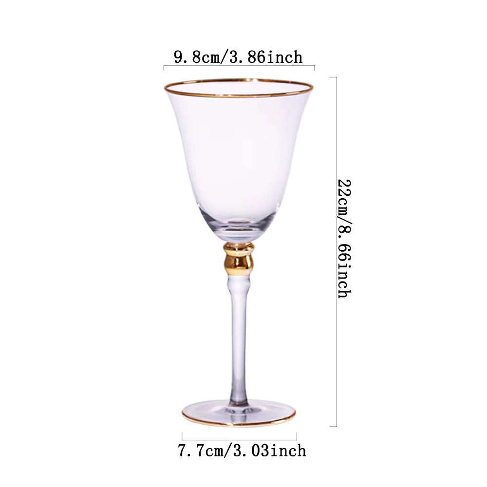 Elegant Handcrafted Crystal Champagne Flute