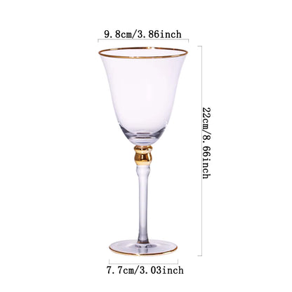 Elegant Handcrafted Crystal Champagne Flute